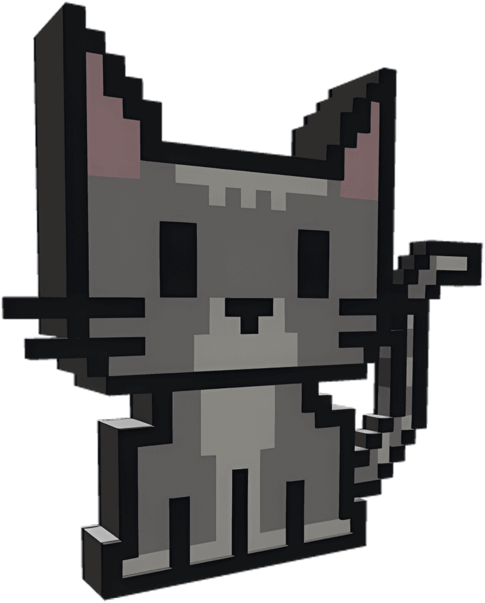 8-Bit Tabby Cat