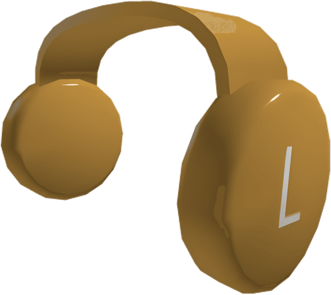Gold Clockwork Headphones