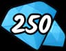 250 Diamonds
