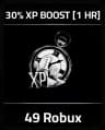 30% EXP Boost (1 Hour)