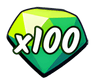 100 Emeralds