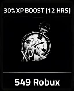 30% EXP Boost (12 Hours)