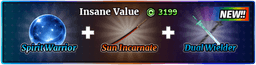 Spirit Warrior + Sun Incarnate + Dual Wielder